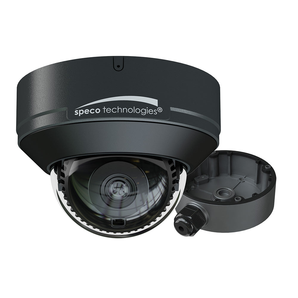 Speco 4MP Intensifier AI IP Camera w/Junction Box - 2.8mm Fixed Lens - Deckhand Marine Supply