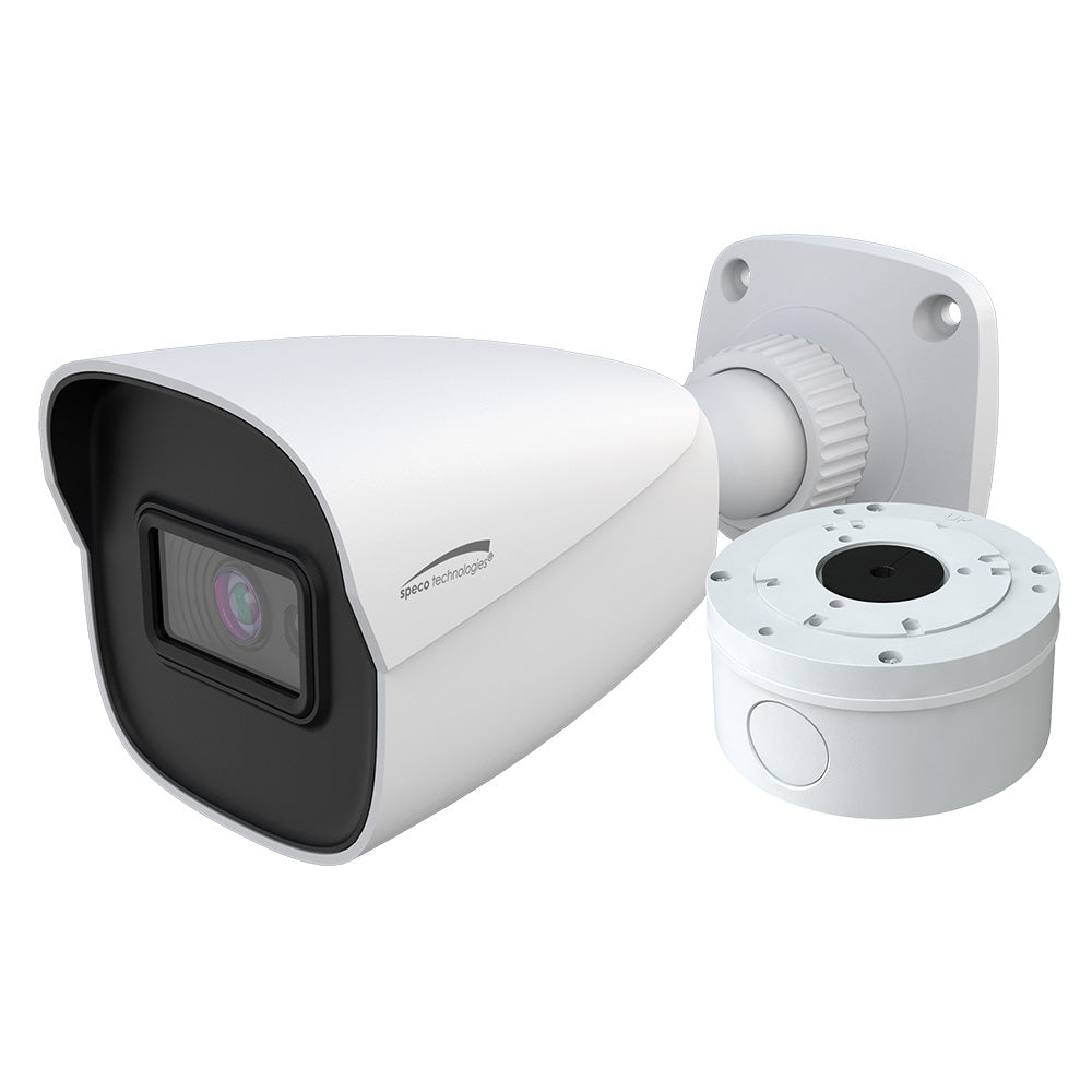 Speco 4MP H.265 AI Bullet IP IR Camera - 2.8mm Lens  Junction Box - Deckhand Marine Supply