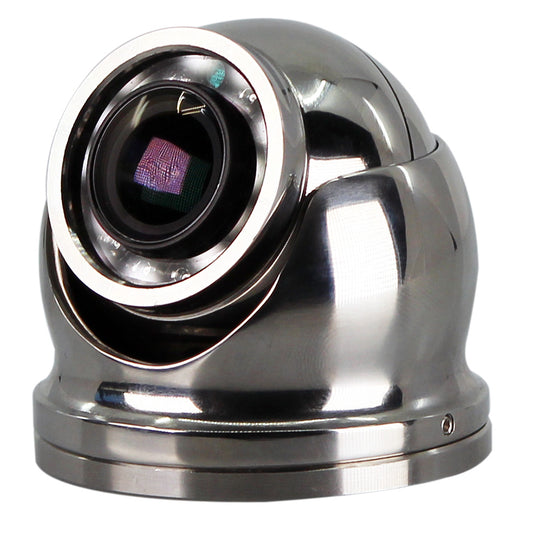 Iris High Definition 3MP IP Mini Dome Camera - 2MP Resolution - 316 SS  160-Degree HFOV - 1.8mm Lens - Deckhand Marine Supply