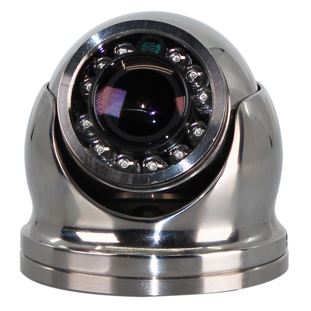Iris High Definition 3MP IP Mini Dome Camera - 2MP Resolution - 316 SS  120-Degree HFOV - 2.8mm Lens - Deckhand Marine Supply
