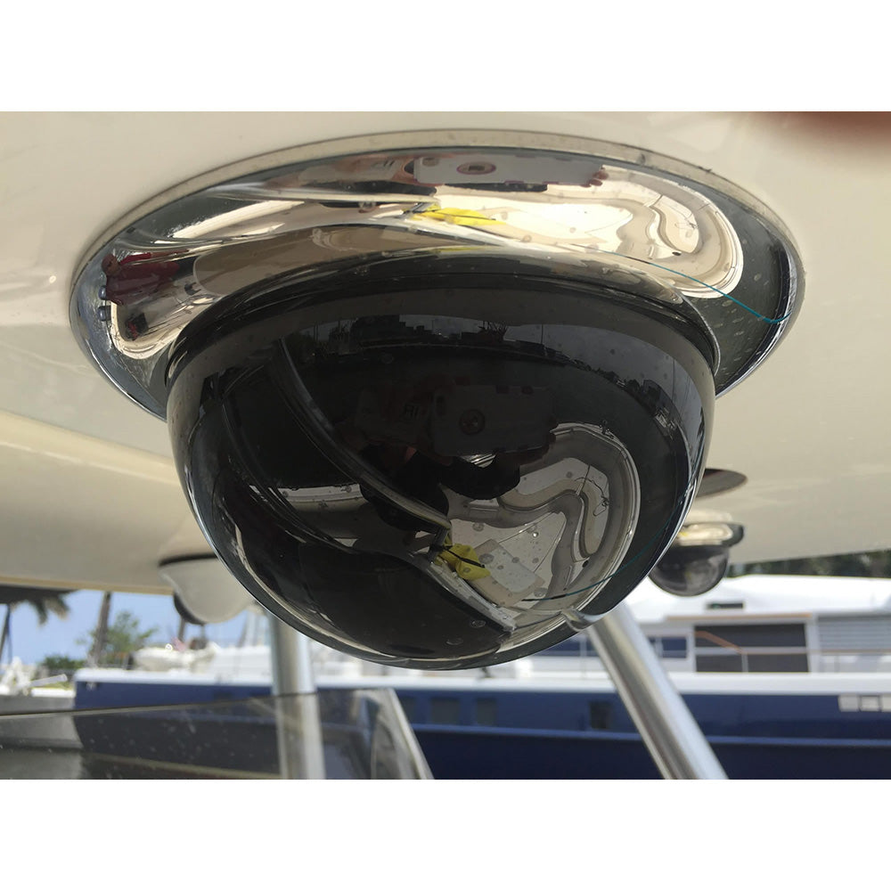 Iris Miniature Marine PTZ Dome Camera - Stainless Bezel - Hi-Resolution Analogue Sensor - 1000TVL - 4 in 1 Video Format - Deckhand Marine Supply