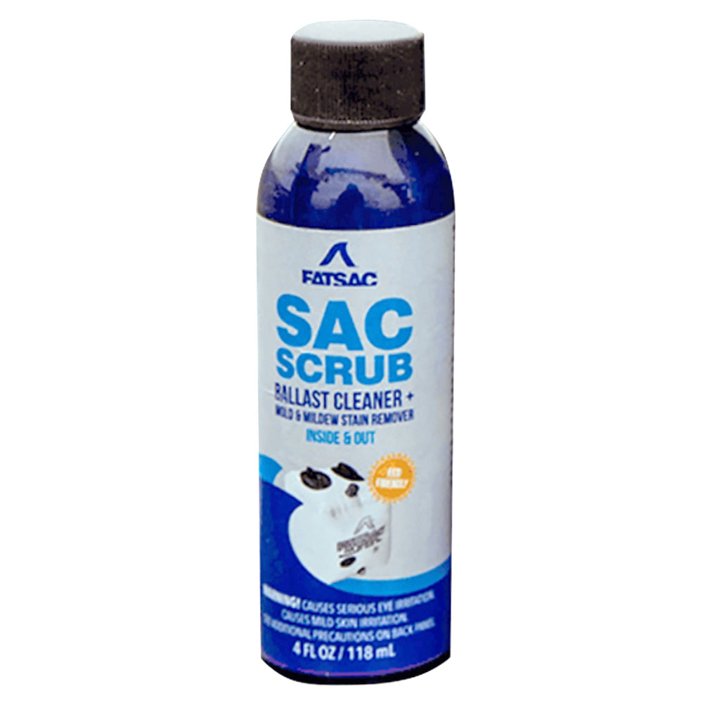 FATSAC Mold  Mildew Prevention Sac Scrub - 4oz Single-Use Bottle - Deckhand Marine Supply