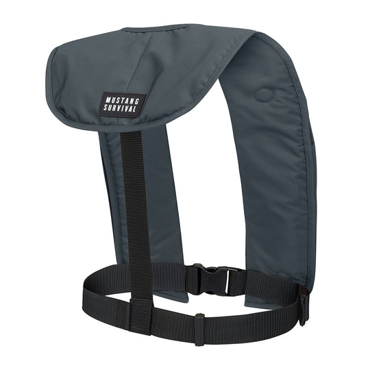 Mustang MIT 70 Manual Inflatable PFD - Admiral Grey - Deckhand Marine Supply