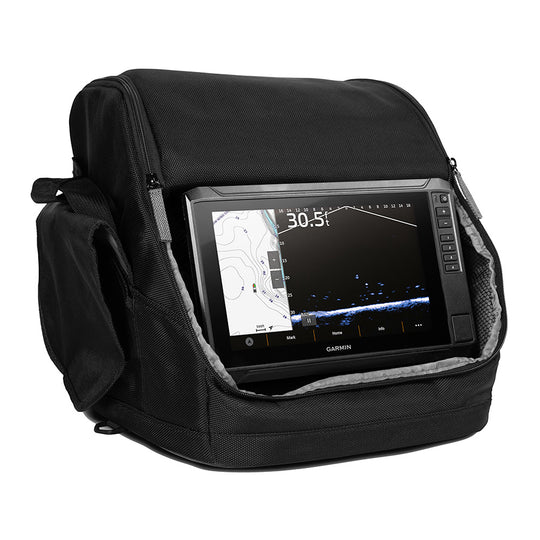 Garmin ECHOMAP UHD2 93SV LiveScope Plus Ice Fishing Bundle LI w/ECHOMAP UHD2 93sv, LiveScope Plus System  Lithium-ion Battery