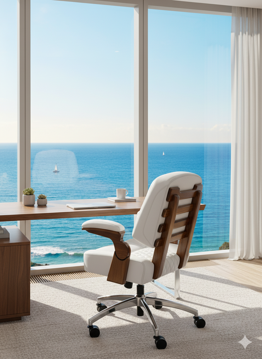Deckhand Prestige – Handcrafted Marine Inspired Desk Chair