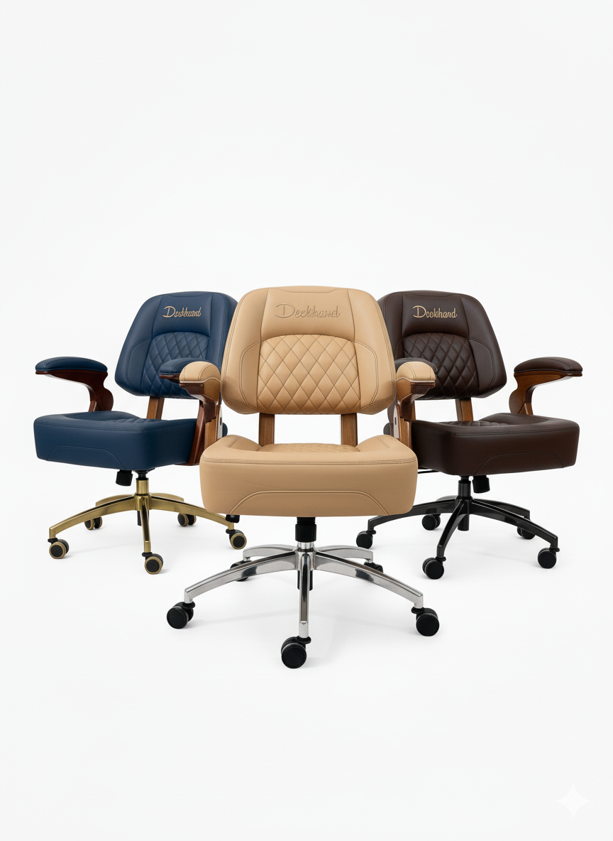 Deckhand Prestige – Handcrafted Marine Inspired Desk Chair