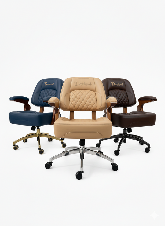 Deckhand Prestige – Handcrafted Marine Inspired Desk Chair